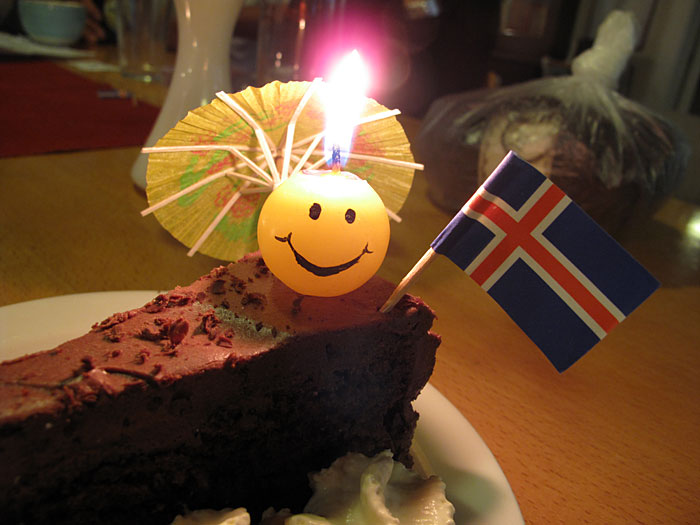 Djúpavík. Miscellaneous XXV. - My birthday cake! Takk fyrir :-). (2 till 12 July 2010)