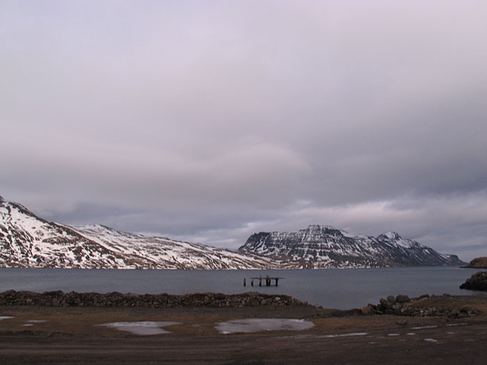 Djúpavík. First hours of 2011. - Afternoon weather. (1 January 2011)
