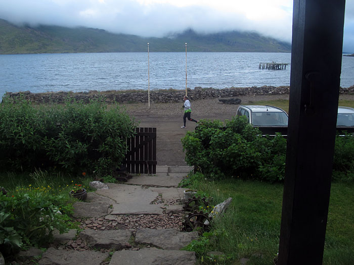 Djúpavík. Miscellaneous XXXIV. - A runner - he was running alone ... But I understood him very very well :-). (7 till 30 August 2011)