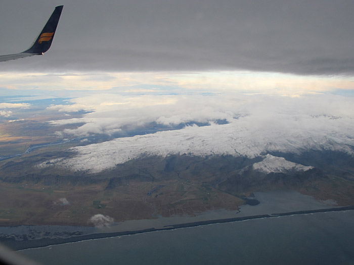 Iceland. Flight back to Iceland. -  (17 October 2011)