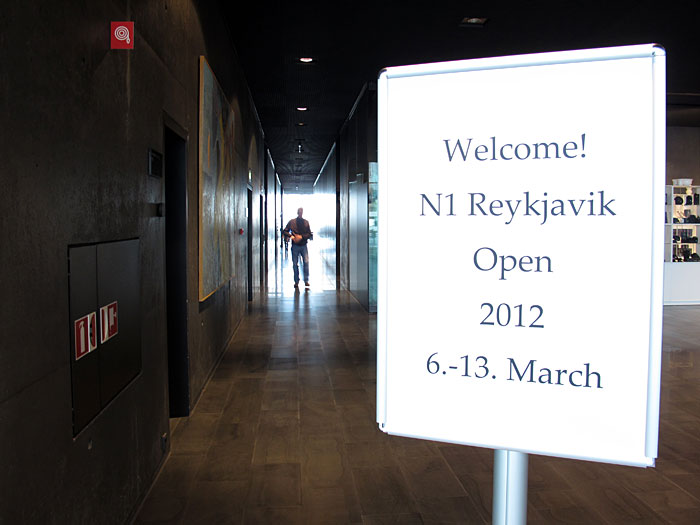 Reykjavík. Chess tournament Reykjavík Open 2012. - I. Welcome to the chess tournament at HARPA. (10 March 2012)