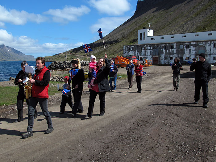 Djúpavík. 17 June - national holiday. - III. (17 June 2012)