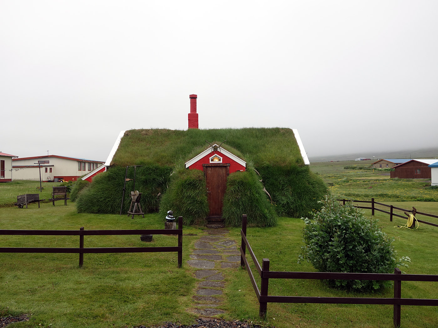Around Iceland. Day III. Eskifjöður - Borgarfjörður eystri. - Bakkagerði. A small and nice village ... (4 July 2013)