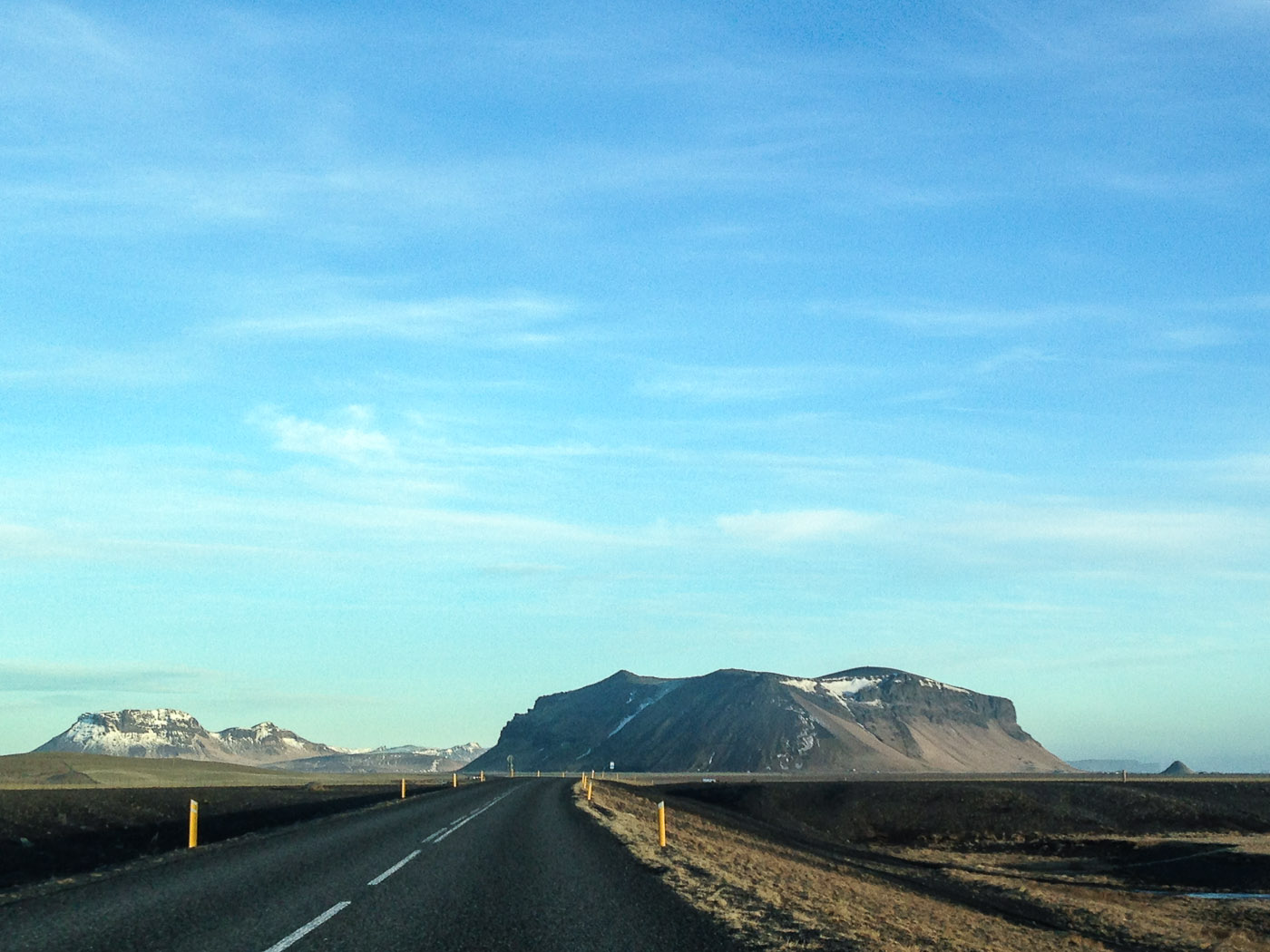 South coast. Driving to (near) Vík! - Mt. Pétursey. (1 March 2014)