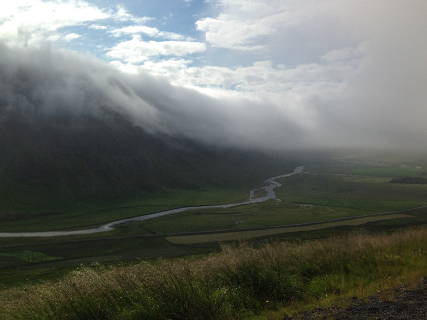 Northern Iceland - Hvammstangi - Svarfaðardalur. On vacation. - Langadalur (I think so). (20 July 2014)